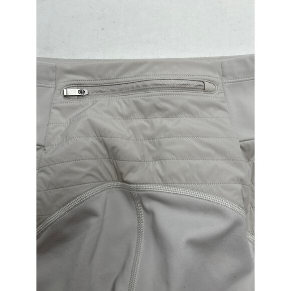 Athleta Peak Hybrid Fleece Tight Legging in Birch Gray. Size Small - Picture 8 of 9